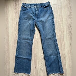 Harley Davidson embroidered denim pants🦅